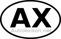 Länderkennzeichen mit AX