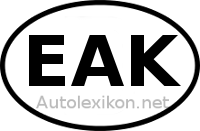 Länderkennzeichen mit EAK