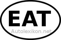 Länderkennzeichen mit EAT