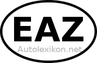 Länderkennzeichen mit EAZ