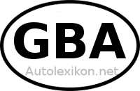 Länderkennzeichen mit GBA