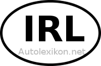 Länderkennzeichen mit IRL