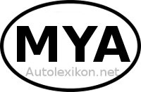 Länderkennzeichen mit MYA