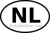 Länderkennzeichen mit NL