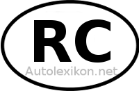 Länderkennzeichen mit RC