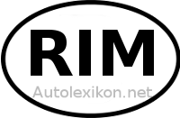 Länderkennzeichen mit RIM