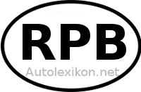 Länderkennzeichen mit RPB