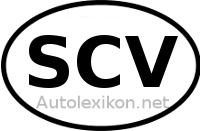 Länderkennzeichen mit SCV