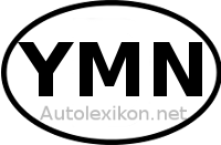 Länderkennzeichen mit YMN