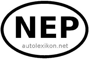 Länderkennzeichen mit NEP