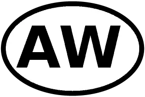 Länderkennzeichen AW