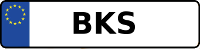 Kennzeichen mit BKS