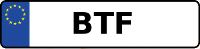 Kennzeichen mit BTF