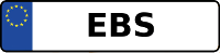 Kennzeichen mit EBS