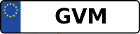 Kennzeichen mit GVM