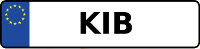 Kennzeichen mit KIB