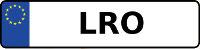 Kennzeichen mit LRO