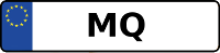 Kennzeichen mit MQ