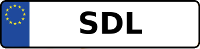 Kennzeichen mit SDL