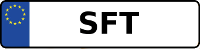 Kennzeichen mit SFT