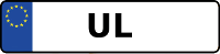 Kennzeichen mit UL