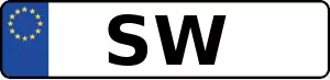 Kennzeichen SW