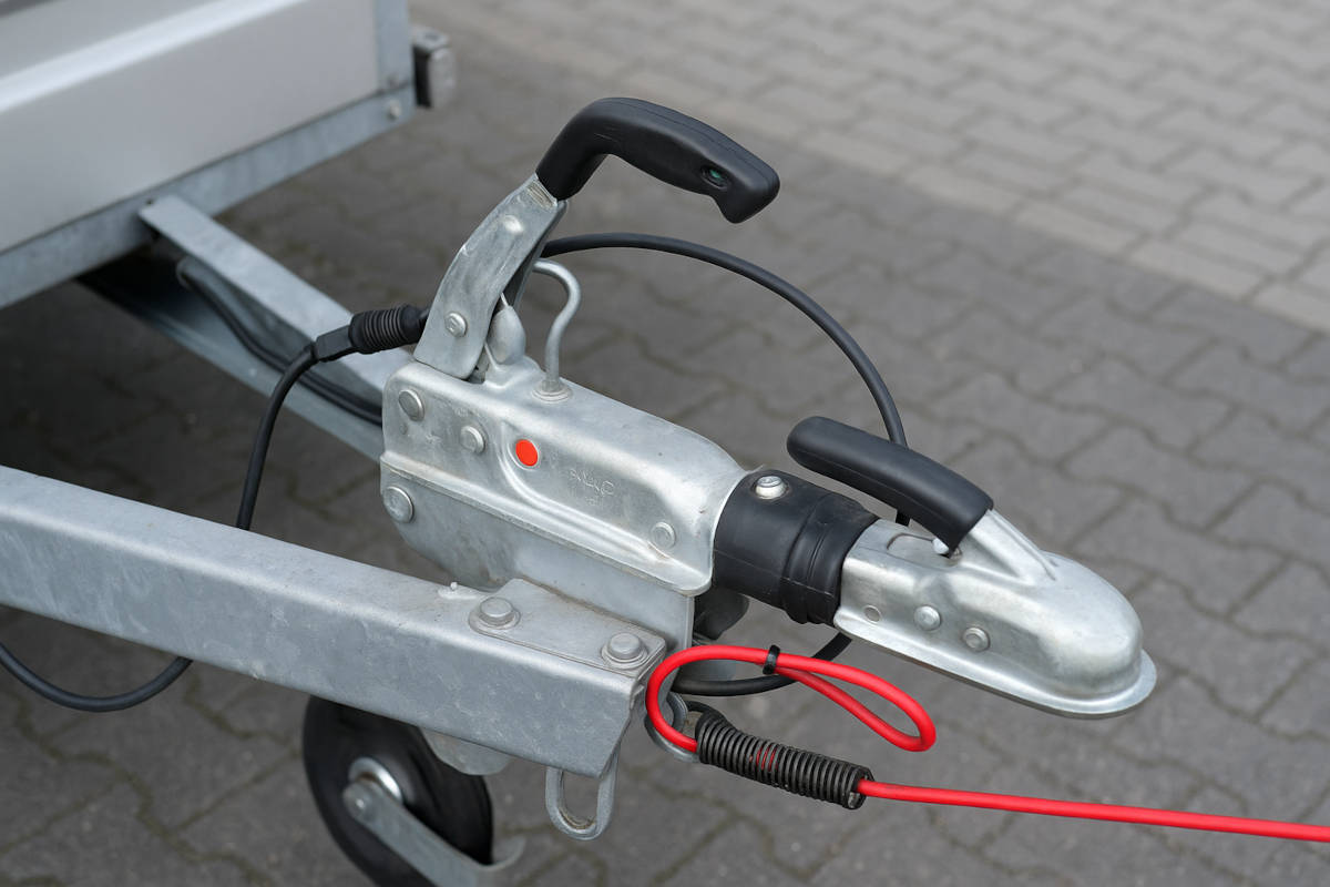 Ein gebremster Anhänger