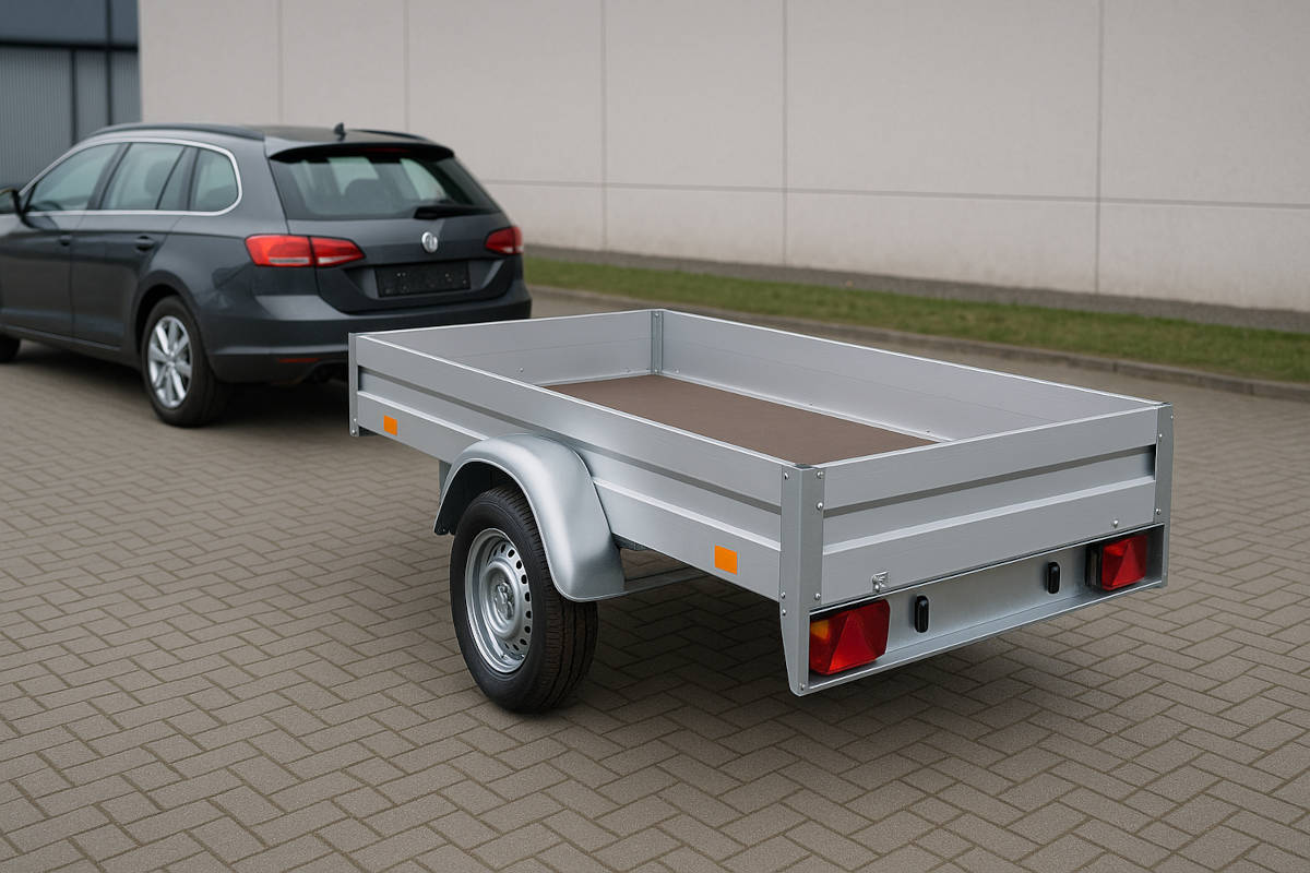 Auto mit einem Anhänger