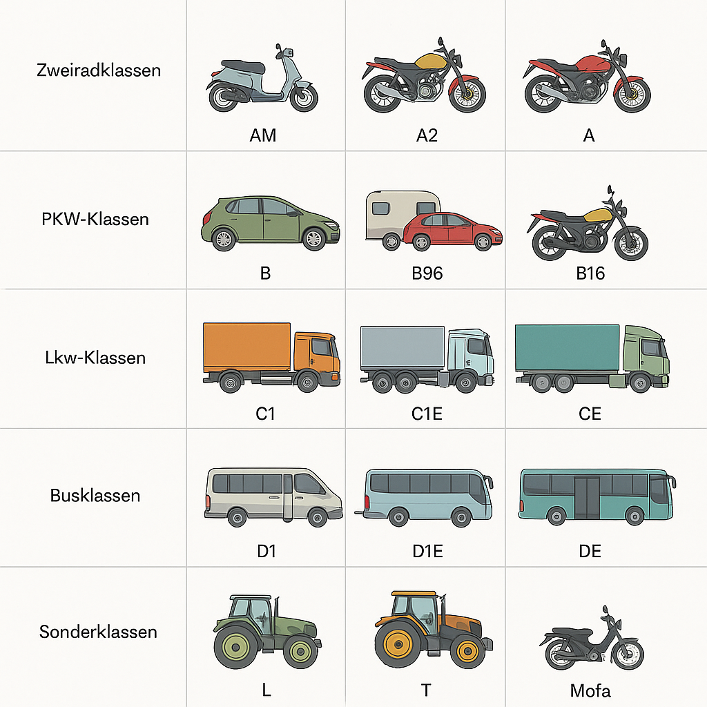Führerscheinklassen in Deutschland
