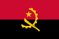 DIe Landefahne von Angola