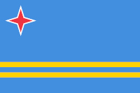 Landesfahne von Aruba