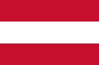 Landesfahne von Austria / Österreich
