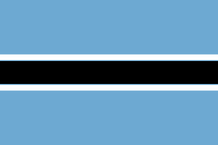Landesfahne von Botswana