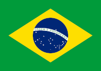 Die Landesfahne von Brasilien