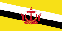 Die Landesfahne von Brunei