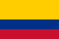 Landesfahne von Kolumbien