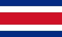 Landesfahne von Costa Rica