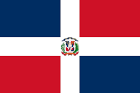 Landesfahne von Dominikanische Republik