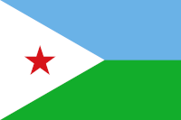 Landesfahne von Dschibuti