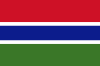 Landesfahne von Gambia