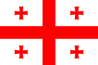 Landesfahne von Georgien
