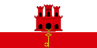 Landesfahne von Gibraltar