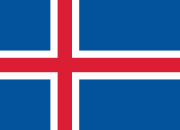 Landesfahne von ISLAND
