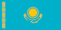 Landesfahne von Kasachstan