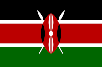 Landesfahne von Kenia