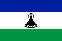 Landesfahne von Lesotho