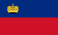 Landesfahne von Liechtenstein