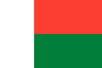 Landesfahne von Madagaskar