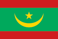 Landesfahne von Mauretanien