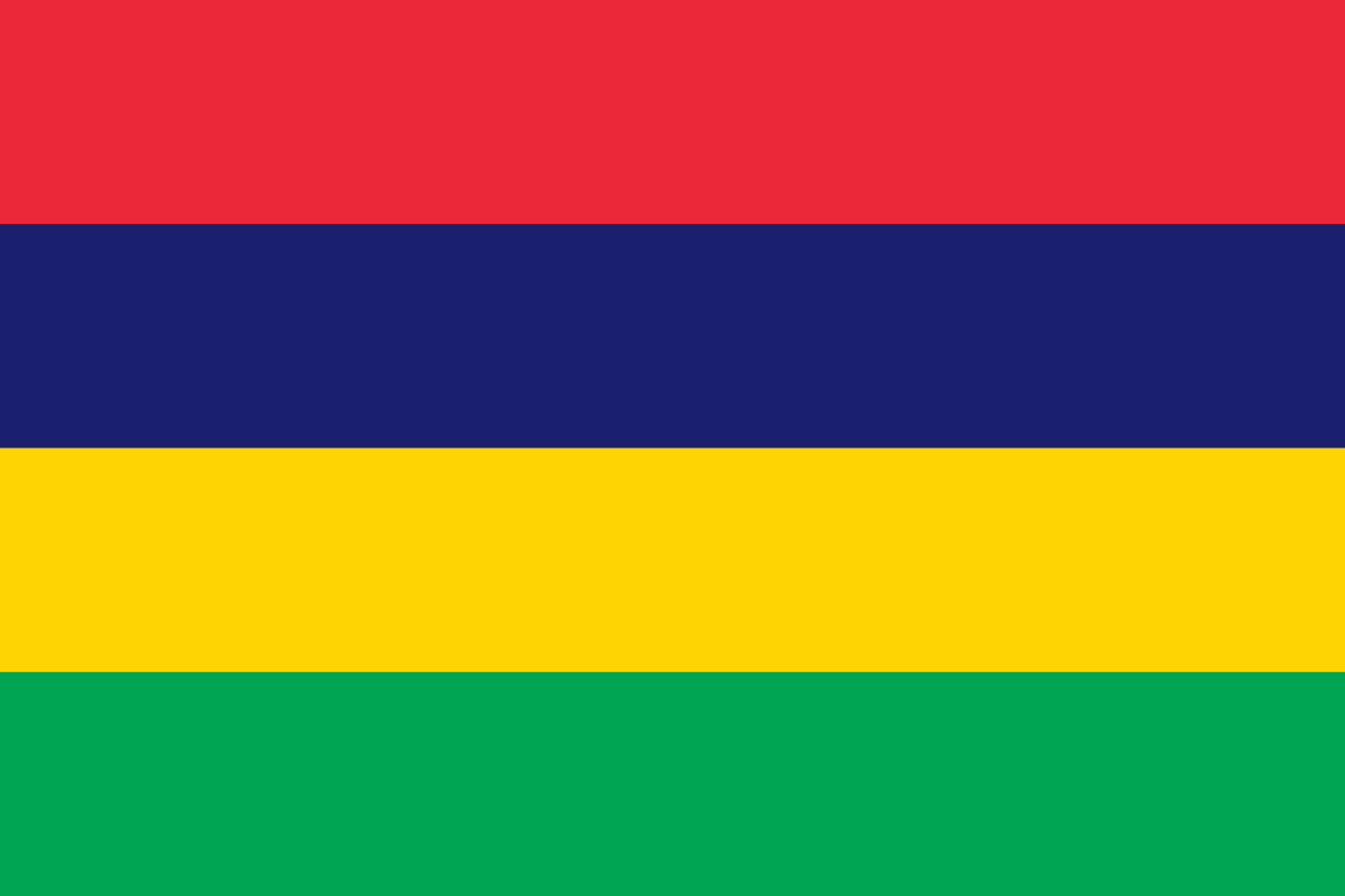 Landesfahne von Mauritius
